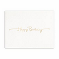 Birthday In Style All Occasion Card - Gold Lined Ecru Fastick Envelope